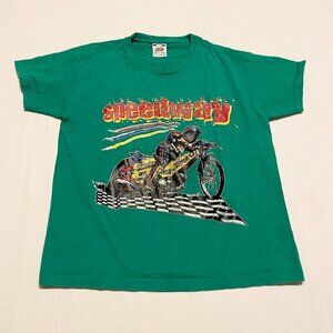 Speedway Kids Tshirt Size 7-8 Motorcycle Shirt